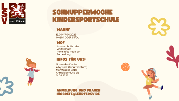 Schnupperwoche in der KiSS